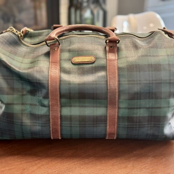 Vintage (1980's)  RALPH LAUREN Black Watch Plaid Duffle | $400 OBO - Picture 1 of 8
